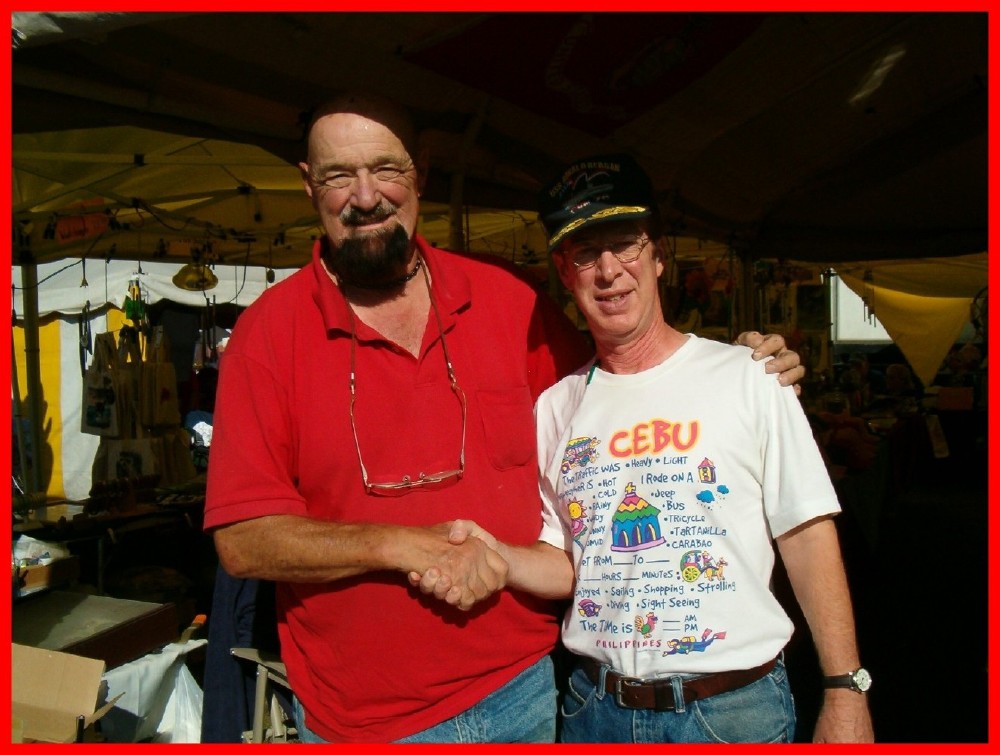 Pat with WWF Champion Wrestler 