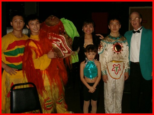 A recent guest appearance with the famous Chinese Acrobats