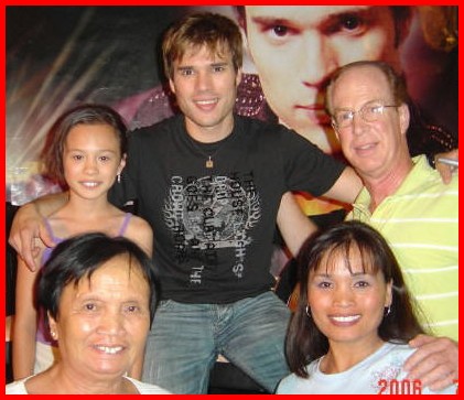 The Davisons work in Branson, MO with singing magician Darren Romeo, 