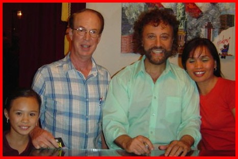 The Davisons meet with Russian Comedian Yakov Smirnov while working in Branson, MO